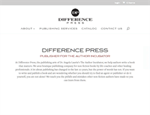 Tablet Screenshot of differencepress.com